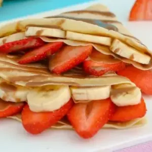 Crepe. Dulce de leche