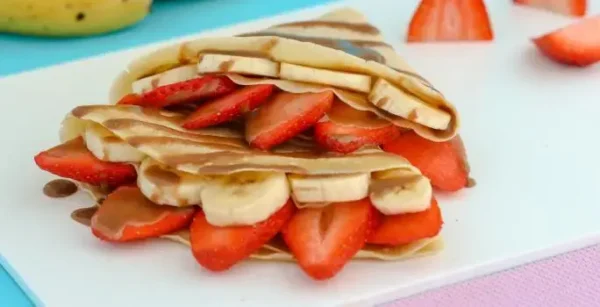 Crepe. Dulce de leche