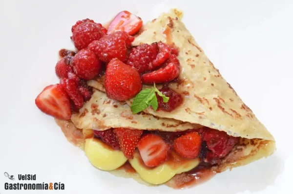 Crepe. Frutas